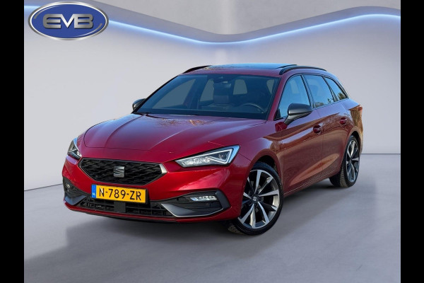 Seat Leon Sportstourer 1.0 eTSI AUTOMAAT FR Business Intense, VOL OPTIES, panoramadak, dealer onderhoud,trekhaak, 1 e eig, NL auto