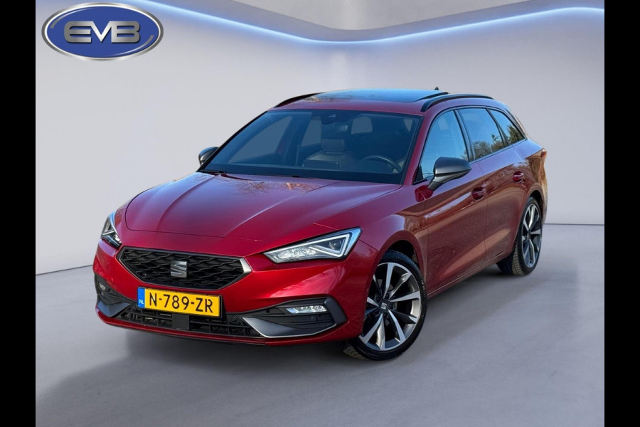 Seat Leon Sportstourer 1.0 eTSI AUTOMAAT FR Business Intense, VOL OPTIES, panoramadak, dealer onderhoud,trekhaak, 1 e eig, NL auto