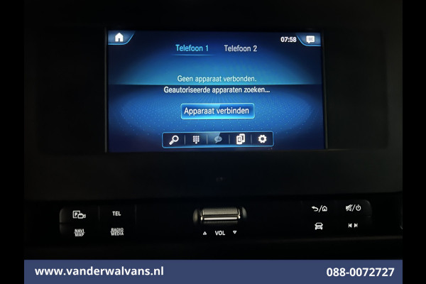 Mercedes-Benz Sprinter 314 CDI 143pk L2H1 Euro6 Airco | Camera | Navigatie | Apple Carplay | Android Auto | Cruisecontrol Chauffeursstoel, Bijrijdersbank