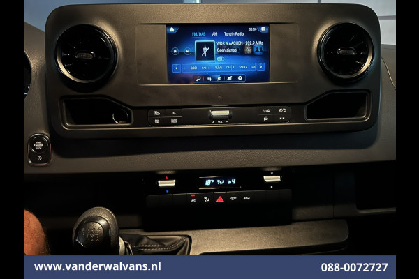 Mercedes-Benz Sprinter 314 CDI 143pk L2H1 Euro6 Airco | Camera | Navigatie | Apple Carplay | Android Auto | Cruisecontrol Chauffeursstoel, Bijrijdersbank