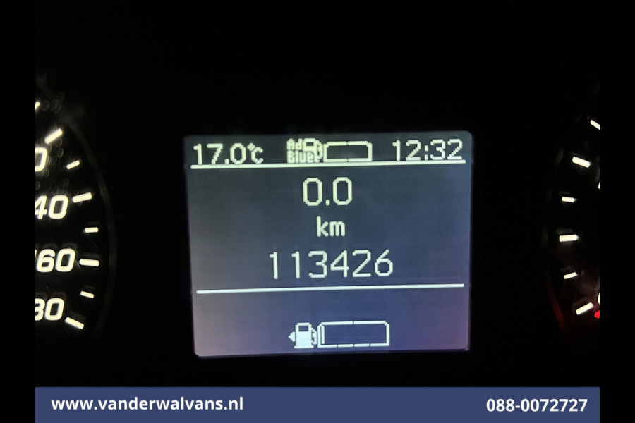 Mercedes-Benz Sprinter 314 CDI 143pk L2H1 Euro6 Airco | Camera | Navigatie | Apple Carplay | Android Auto | Cruisecontrol Chauffeursstoel, Bijrijdersbank