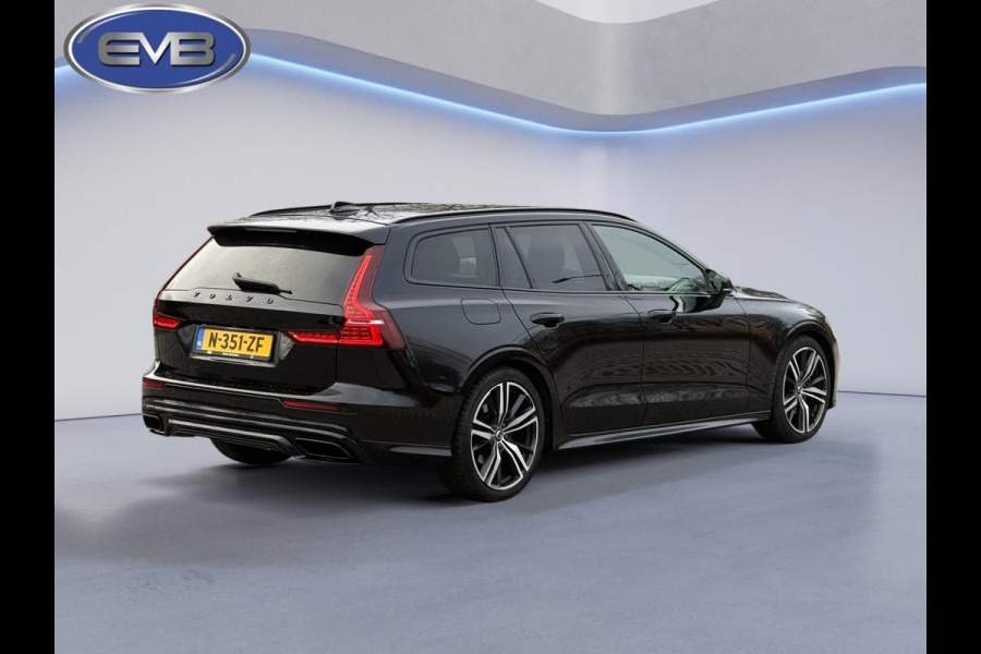 Volvo V60 2.0 B4 205 pk R-Design sport, Black edition, vele opties, sport leder, dealer onderhouden, 1 e eigenaar, NL auto met nap