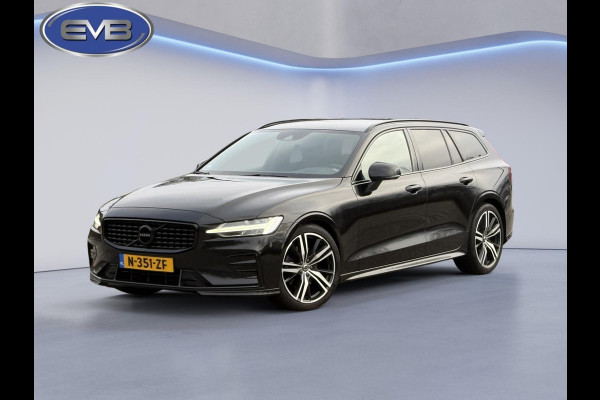 Volvo V60 2.0 B4 205 pk R-Design sport, Black edition, vele opties, sport leder, dealer onderhouden, 1 e eigenaar, NL auto met nap