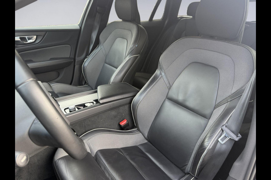 Volvo V60 2.0 B4 205 pk R-Design sport, Black edition, vele opties, sport leder, dealer onderhouden, 1 e eigenaar, NL auto met nap