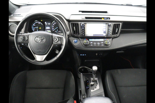 Toyota RAV4 2.5 Hybrid Black Edition | Schuifdak | Trekhaak | Adaptive cruise | Camera | Navigatie | Climate control | Bluetooth | 18'' | Getint glas