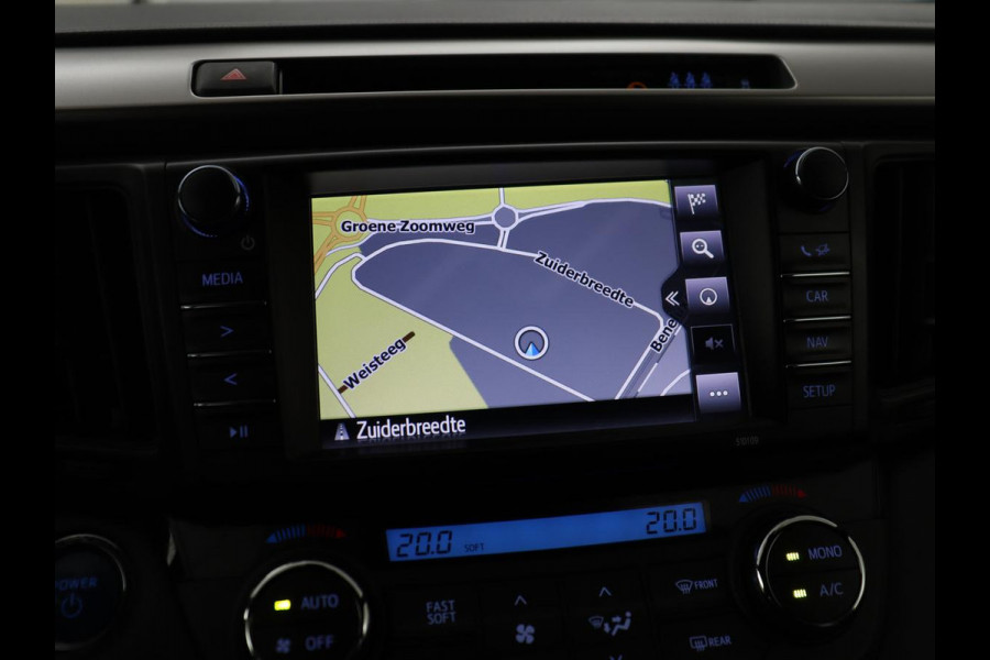 Toyota RAV4 2.5 Hybrid Black Edition | Schuifdak | Trekhaak | Adaptive cruise | Camera | Navigatie | Climate control | Bluetooth | 18'' | Getint glas