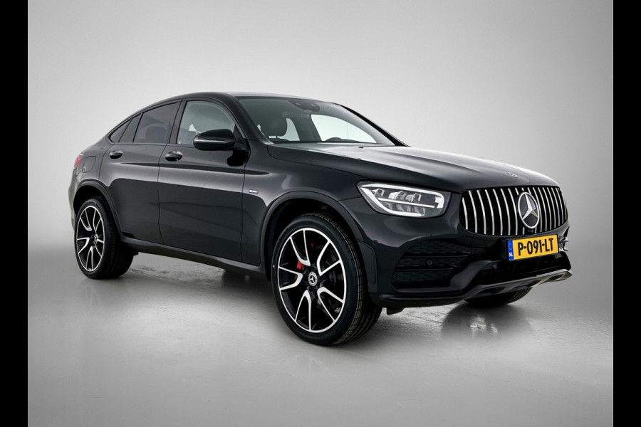 Mercedes-Benz GLC Coupé 300 e 4MATIC Plugin Hybride AMG Line | Digitale Cockpit | Leder | rode remklauwen | Panamericana Grille | Premium pakket Inclusief 24 maanden Mercedes-Benz Certified garantie voor Europa.