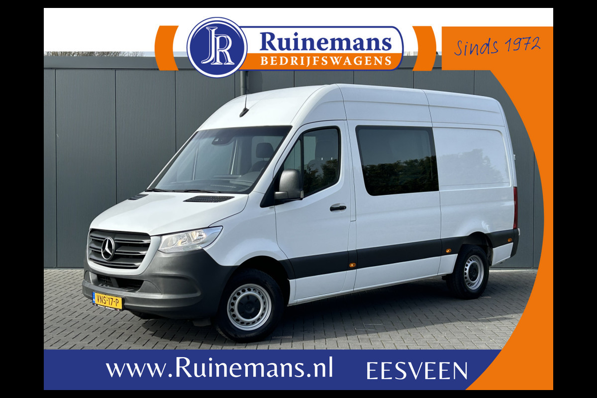 Mercedes-Benz Sprinter 315 CDI 150 PK AUTOMAAT RWD / DUBBEL-CABINE / L2H2 / 3.5T TREKHAAK / 5 PERSOONS / AIRCO / CRUISE / NAVI / CAMERA