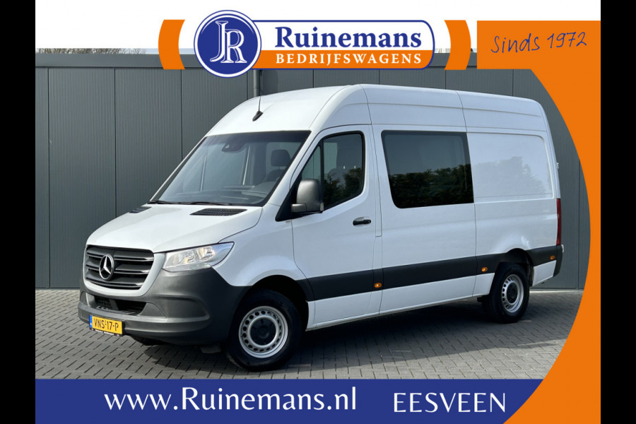 Mercedes-Benz Sprinter 315 CDI 150 PK AUTOMAAT RWD / DUBBEL-CABINE / L2H2 / 3.5T TREKHAAK / 5 PERSOONS / AIRCO / CRUISE / NAVI / CAMERA