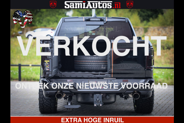 Dodge Ram 1500 Limited Night H.O 540HP 706Nm | Massage + Full Option | De Meest Luxe en Volle Pick-Up in zijn Klasse | Comfortabele Dubbele Cabine met Royale 5 Zitplaatsen | BPM vrij | Nu Leverbaar uit Voorraad | Voorraad Nr 2338 - 5404