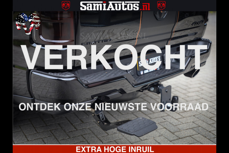 Dodge Ram 1500 Limited Night H.O 540HP 706Nm | Massage + Full Option | De Meest Luxe en Volle Pick-Up in zijn Klasse | Comfortabele Dubbele Cabine met Royale 5 Zitplaatsen | BPM vrij | Nu Leverbaar uit Voorraad | Voorraad Nr 2338 - 5404