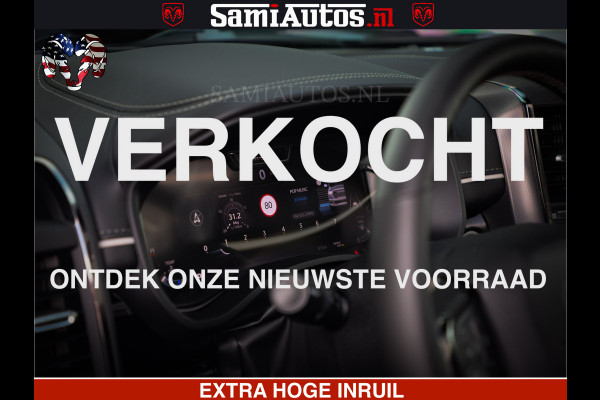 Dodge Ram 1500 Limited Night H.O 540HP 706Nm | Massage + Full Option | De Meest Luxe en Volle Pick-Up in zijn Klasse | Comfortabele Dubbele Cabine met Royale 5 Zitplaatsen | BPM vrij | Nu Leverbaar uit Voorraad | Voorraad Nr 2338 - 5404