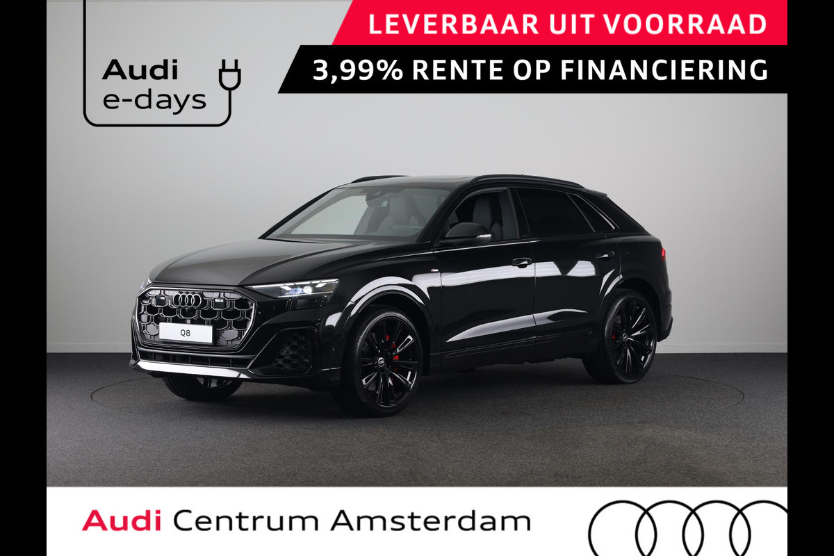 Audi Q8 Pro Line S 55 TFSI e 394 pk | Bang & Olufsen Premium 3D | Glazen panoramadak | Vierwielbesturing | Assistentie. plus, remote park |
