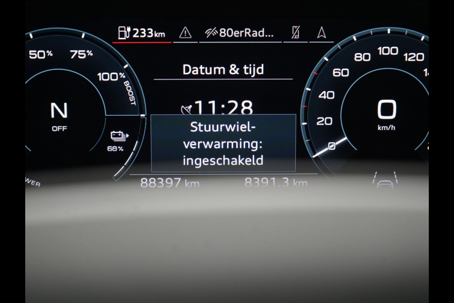 Audi Q4 e-tron 50 Quattro S Line 77 kWh 300pk Dealer O.H. | Trekhaak Af Fabriek | Panodak | Adaptive Cruise | Head Up | Camera | Matrix LED | Lederen Sportstoelen Verwarmd | Sfeerverlichting | Apple Carplay | Keyless | Blis | 20"L.M | Navigatie |