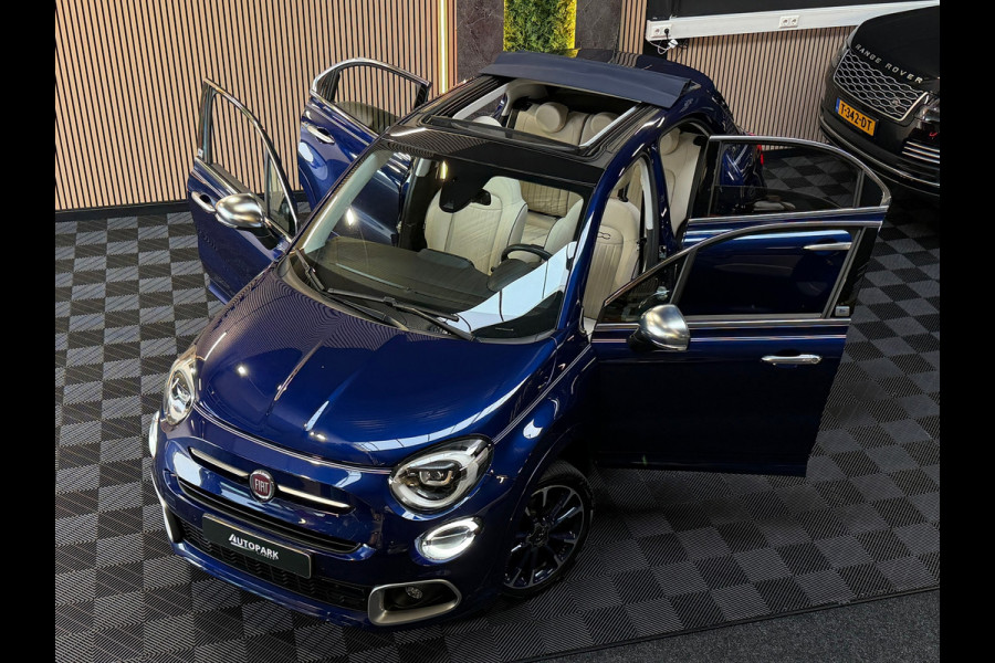 Fiat 500X 1.3 FireFly Turbo 150PK Connect YACHT CLUB CAPRI |CABRIO|KEYLESS|CAMERA|LEDER|AUTOMAAT|LANE ASSIST|DODEHOEKASSIST|VOL!