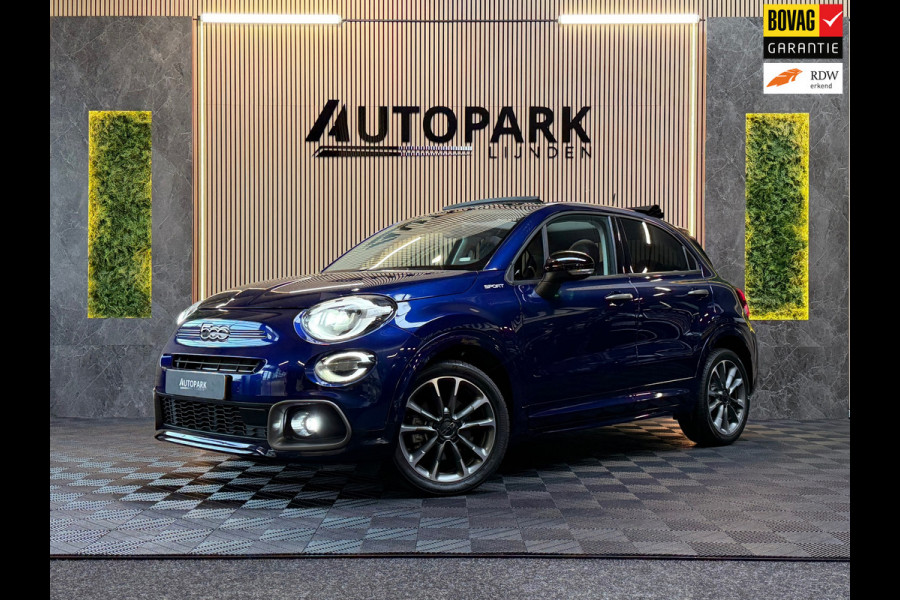 Fiat 500X 1.5 Hybrid Sport |Cabrio| Keyless | Camera | Halfleder | Automaat | Lane Assist |CARPLAY|OPENDAK|Bomvol!