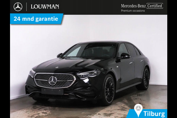Mercedes-Benz E-Klasse 300 e AMG Plug-In Hybride AMG Line | Night Pakket | Panorama Schif-Kanteldak | MBUX Superscreen | Burmester® | 20 Inch AMG Velgen. Inclusief 24 maanden MB Certified garantie voor Europa.