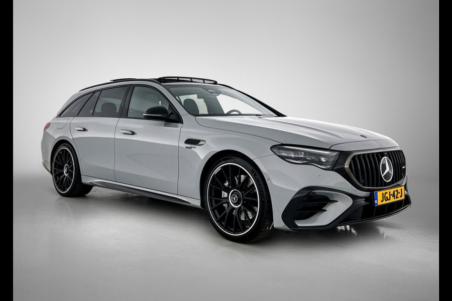 Mercedes-Benz E-Klasse Estate Mercedes-AMG 53 4MATIC+ Night Pakket 1+2 | Panoramadak | 21 Inch AMG Velgen | Burmester® | Trekhaak | AMG Real Performance Sound. Inclusief 24 maanden MB Certified garantie voor Europa.