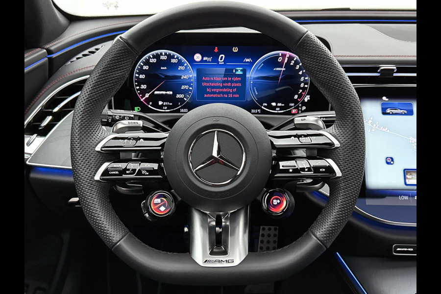 Mercedes-Benz E-Klasse Estate Mercedes-AMG 53 4MATIC+ Night Pakket 1+2 | Panoramadak | 21 Inch AMG Velgen | Burmester® | Trekhaak | AMG Real Performance Sound. Inclusief 24 maanden MB Certified garantie voor Europa.