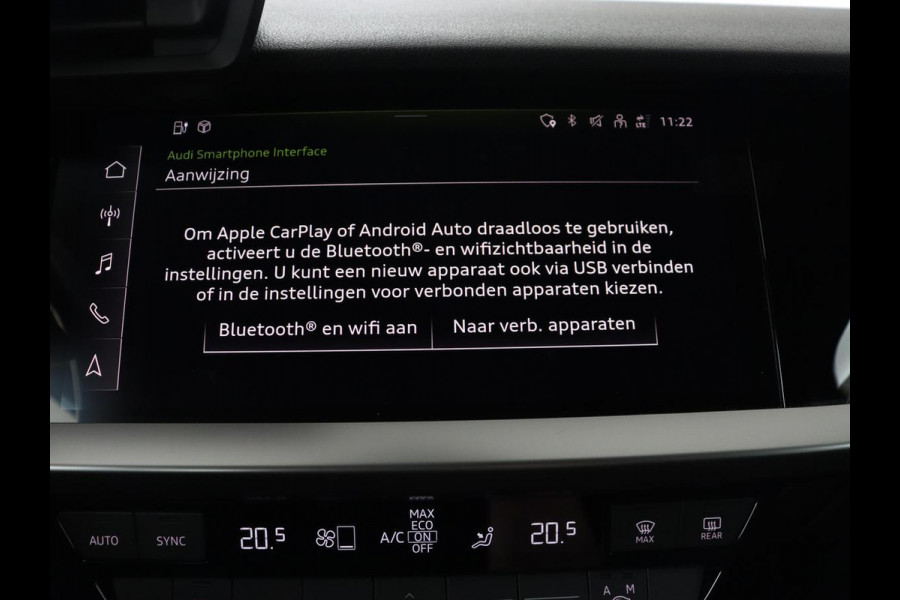 Audi A3 40 TFSIe Advanced edition | Sportstoelen | Carplay | Virtual Cockpit | Navigatie | Full LED | Parkeerhulp | Climate control | Cruise control | PHEV | Plug In