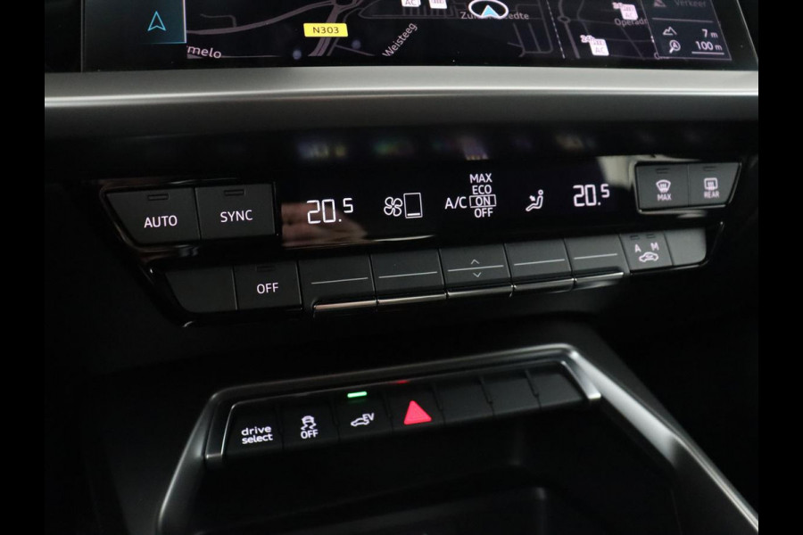 Audi A3 40 TFSIe Advanced edition | Sportstoelen | Carplay | Virtual Cockpit | Navigatie | Full LED | Parkeerhulp | Climate control | Cruise control | PHEV | Plug In