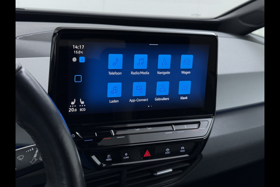 Volkswagen ID.3 First Plus 62kWh Navi-Pro Adap.Cruise Camera Matrix led 19" Ecc Apple Carplay Android Auto SOH 86% Stoel+Stuurverwarming Lmv Privacy Glas Keyless Rijstrooksensor 1e Eigenaar Origineel Nederlandse Auto