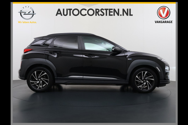 Hyundai Kona EV 64kWh 204pk SOH 100% Premium Schuif-/Kanteldak Leer Warmtepomp Head-Up Display Apple Carplay Android Navi Camera Elektr.Stoel Pdc Subwoofer Bluetooth Dodehoek detector Privacy Glas Rijstrooksensor 1e Eigenaar Origineel Nederlandse Auto Volledig Dealeronderhouden