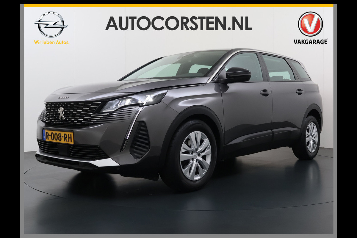 Peugeot 5008 1.2T 131PK Automaat 7-Persoons Navi Ecc 360°Camera Apple Carplay Android Auto Cruise Control Active Pack Business LMV Pdc Bluetooth Isofix Led Verkeersbord detectie Licht-Regensensor Origineel Nederlandse Auto