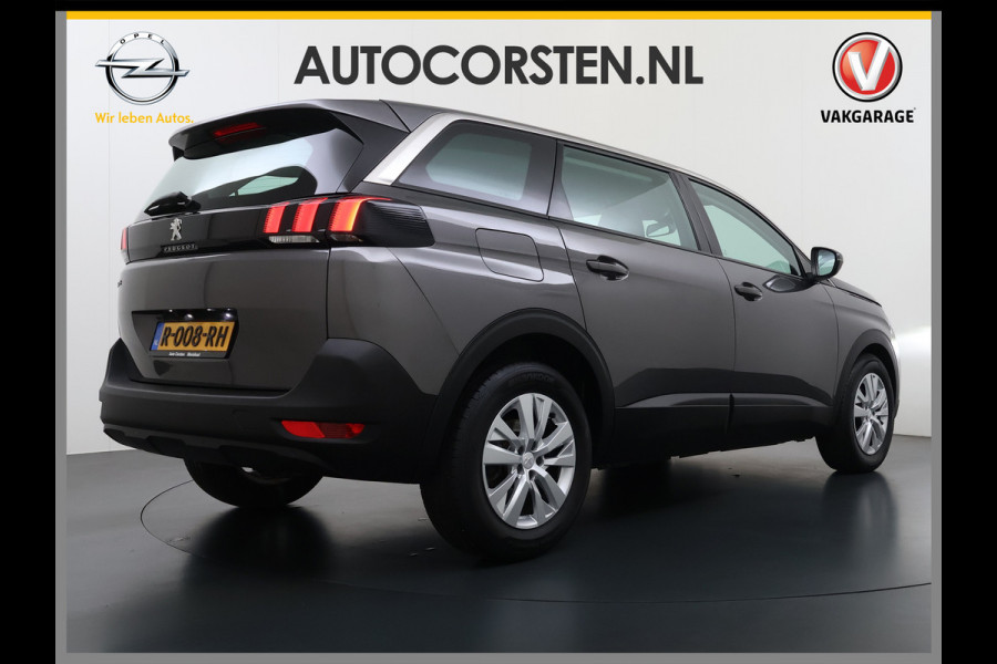 Peugeot 5008 1.2T 131PK Automaat 7-Persoons Navi Ecc 360°Camera Apple Carplay Android Auto Cruise Control Active Pack Business LMV Pdc Bluetooth Isofix Led Verkeersbord detectie Licht-Regensensor Origineel Nederlandse Auto