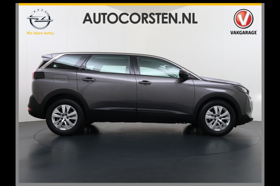 Peugeot 5008 1.2T 131PK Automaat 7-Persoons Navi Ecc 360°Camera Apple Carplay Android Auto Cruise Control Active Pack Business LMV Pdc Bluetooth Isofix Led Verkeersbord detectie Licht-Regensensor Origineel Nederlandse Auto