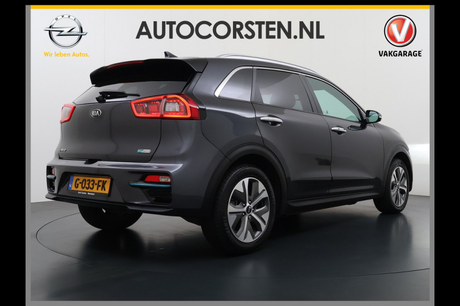Kia e-Niro ExecutiveLine 64kWh SOH 100% Leder Warmtepomp Elek.Stoel+Memory JBL®-Audio Pdc Navi Ecc Camera Apple Carplay Android Auto Stoelverwarming+Koeling Stuurverwarming Lmv Privacy Glas DAB Vess Lane Assist Blind Spot Origineel Nederlandse Auto Dealeronderhouden