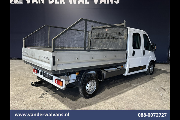 Peugeot Boxer 2.0 BlueHDI 130pk Pick up Dubbel Cabine Open laadbak Euro6 Airco | 7-Zits | Trekhaak | Navigatie