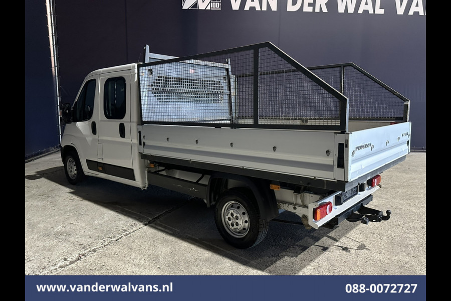 Peugeot Boxer 2.0 BlueHDI 130pk Pick up Dubbel Cabine Open laadbak Euro6 Airco | 7-Zits | Trekhaak | Navigatie