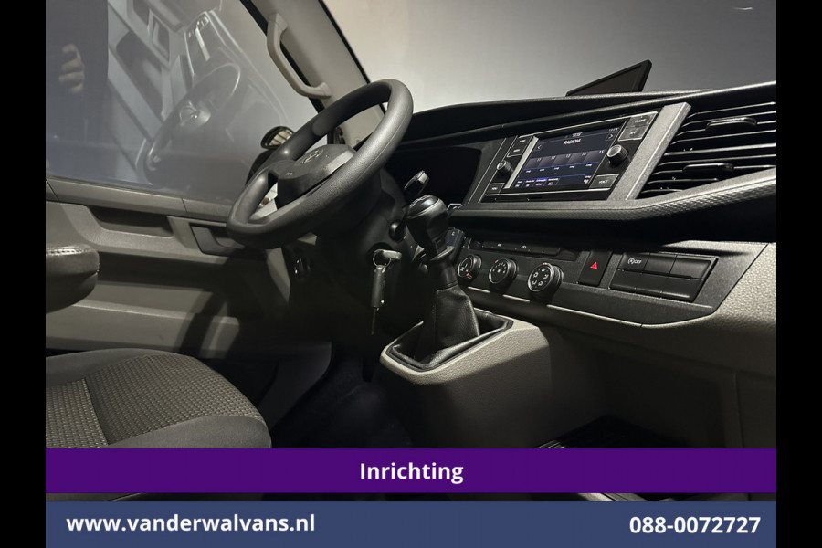 Volkswagen Transporter 2.0 TDI L2H1 inrichting Euro6 Airco | Omvormer | Camera | Imperiaal | Apple Carplay | Cruisecontrol | Trekhaak Android Auto, Parkeersensoren, Achterklep