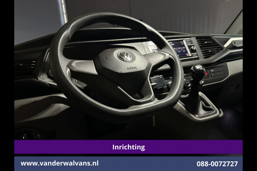 Volkswagen Transporter 2.0 TDI L2H1 inrichting Euro6 Airco | Omvormer | Camera | Imperiaal | Apple Carplay | Cruisecontrol | Trekhaak Android Auto, Parkeersensoren, Achterklep