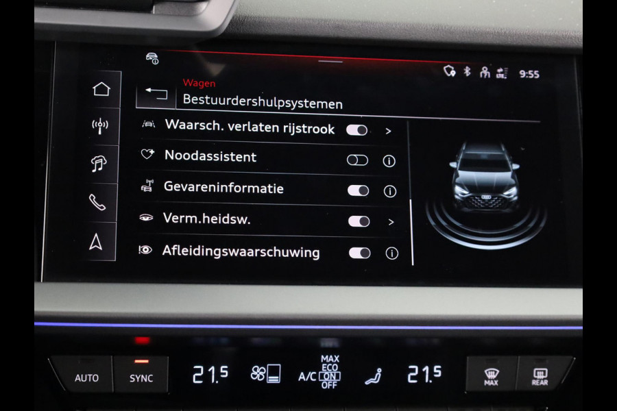 Audi A3 Sportback 40 TFSI e S edition 204 pk S-tronic | Verlengde garantie | Navigatie | Panoramadak | Parkeersensoren (Park assist) | Achteruitrijcamera | Stoelverwarming | S-Line |