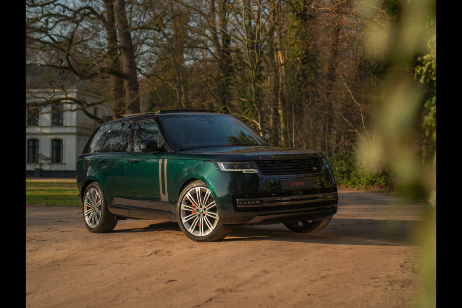 Land Rover Range Rover 3.0 D350 Autobiography MHEV | British Racing Green | Massage | Meridian Signature | Elektr. trekhaak | Stoelventilatie