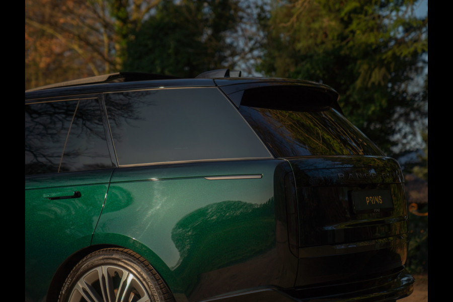 Land Rover Range Rover 3.0 D350 Autobiography MHEV | British Racing Green | Massage | Meridian Signature | Elektr. trekhaak | Stoelventilatie
