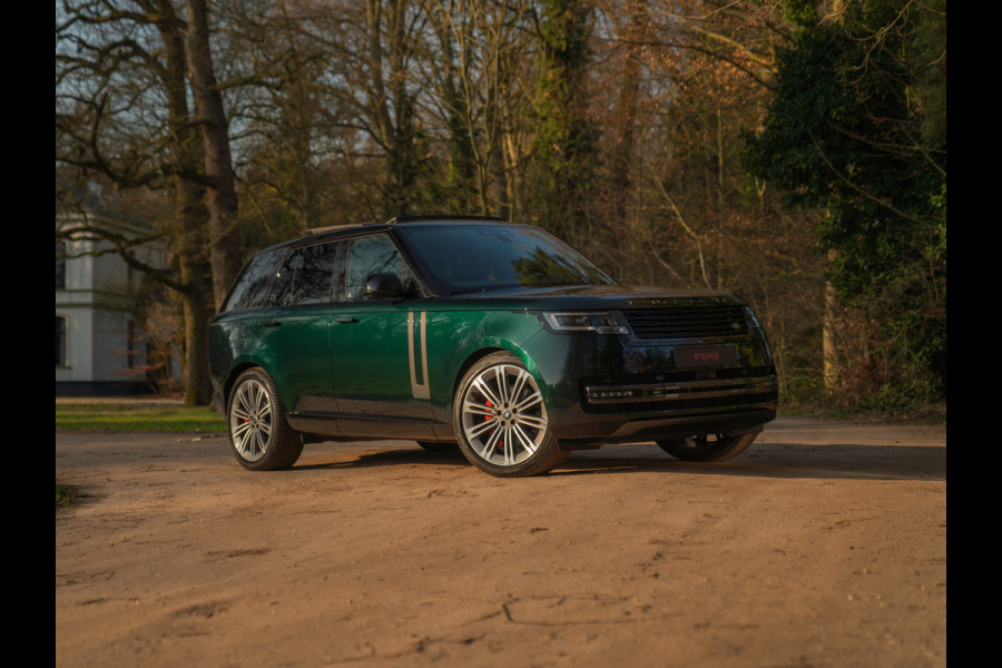 Land Rover Range Rover 3.0 D350 Autobiography MHEV | British Racing Green | Massage | Meridian Signature | Elektr. trekhaak | Stoelventilatie