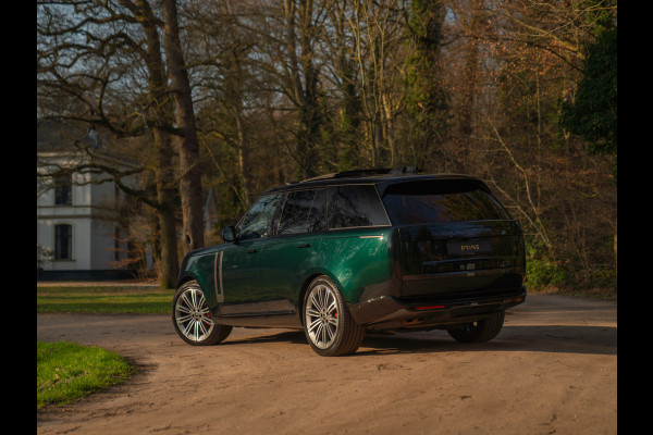 Land Rover Range Rover 3.0 D350 Autobiography MHEV | British Racing Green | Massage | Meridian Signature | Elektr. trekhaak | Stoelventilatie