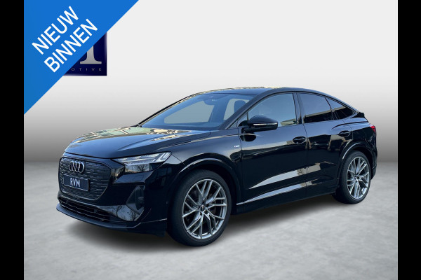 Audi Q4 Sportback e-tron 50 quattro S edition 77 kWh S-LINE BINNEN + BUITEN| SOH 93% | LEER |MATRIX LED| ADAPTIVE CRUISE CONTROL | ELEKTRISCHE ACHTERKLEP| CAMERA| 21 INCH!