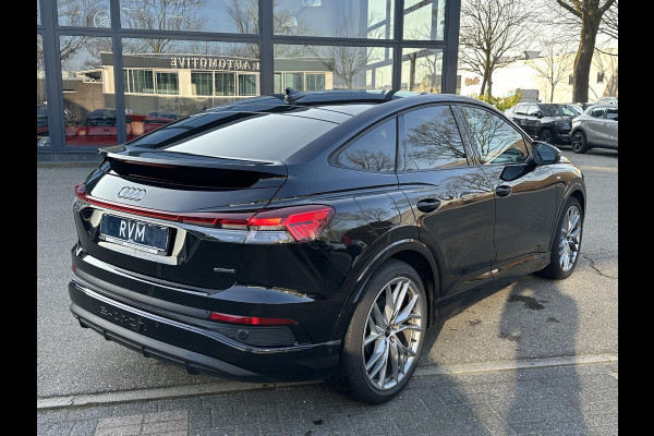 Audi Q4 Sportback e-tron 50 quattro S edition 77 kWh S-LINE BINNEN + BUITEN| SOH 93% | LEER |MATRIX LED| ADAPTIVE CRUISE CONTROL | ELEKTRISCHE ACHTERKLEP| CAMERA| 21 INCH!