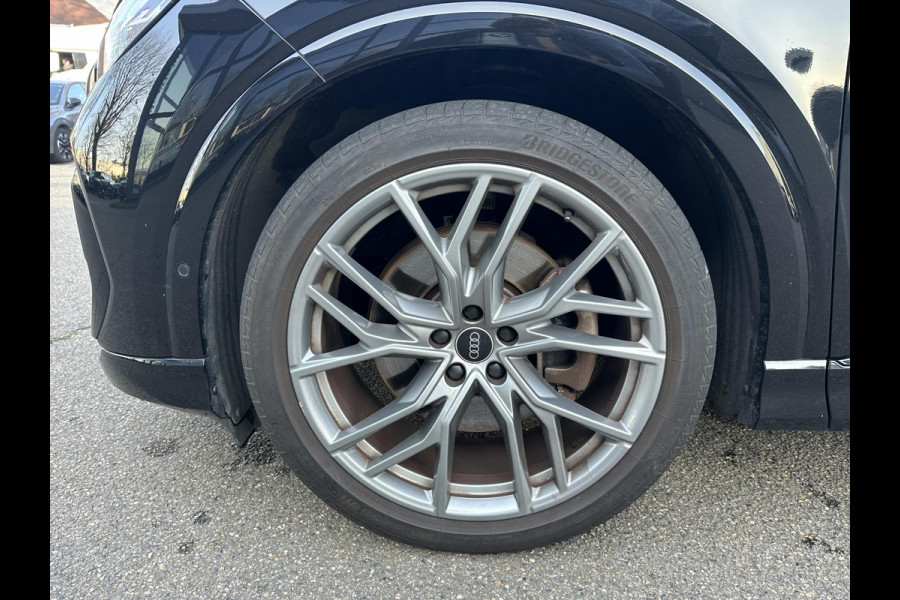 Audi Q4 Sportback e-tron 50 quattro S edition 77 kWh S-LINE BINNEN + BUITEN| SOH 93% | LEER |MATRIX LED| ADAPTIVE CRUISE CONTROL | ELEKTRISCHE ACHTERKLEP| CAMERA| 21 INCH!