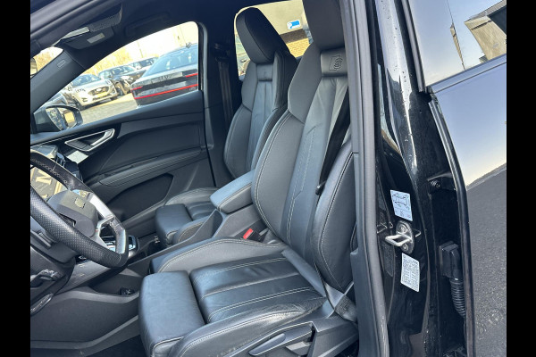 Audi Q4 Sportback e-tron 50 quattro S edition 77 kWh S-LINE BINNEN + BUITEN| SOH 93% | LEER |MATRIX LED| ADAPTIVE CRUISE CONTROL | ELEKTRISCHE ACHTERKLEP| CAMERA| 21 INCH!