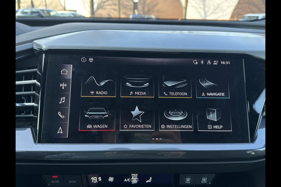 Audi Q4 Sportback e-tron 50 quattro S edition 77 kWh S-LINE BINNEN + BUITEN| SOH 93% | LEER |MATRIX LED| ADAPTIVE CRUISE CONTROL | ELEKTRISCHE ACHTERKLEP| CAMERA| 21 INCH!