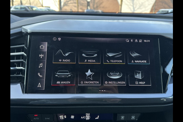 Audi Q4 Sportback e-tron 50 quattro S edition 77 kWh S-LINE BINNEN + BUITEN| SOH 93% | LEER |MATRIX LED| ADAPTIVE CRUISE CONTROL | ELEKTRISCHE ACHTERKLEP| CAMERA| 21 INCH!