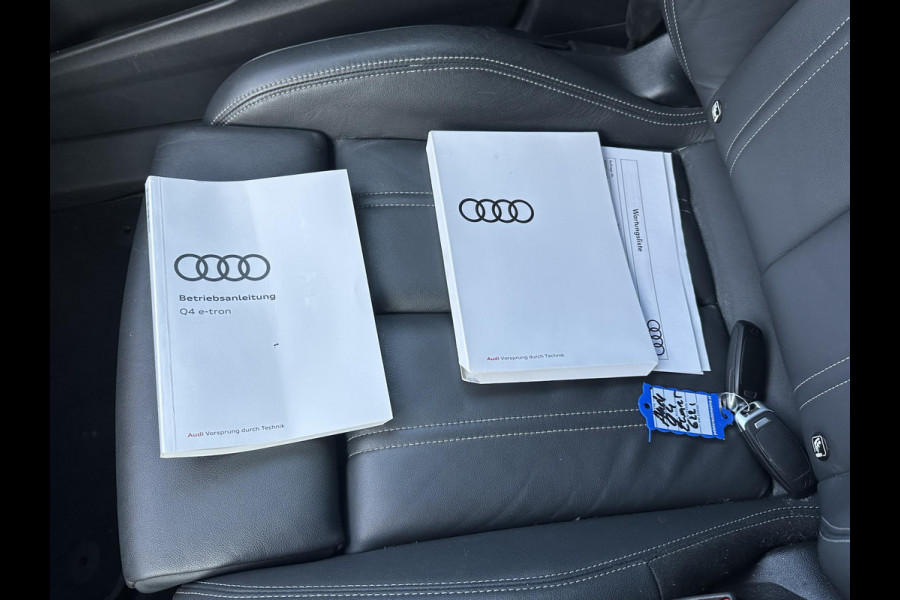 Audi Q4 Sportback e-tron 50 quattro S edition 77 kWh S-LINE BINNEN + BUITEN| SOH 93% | LEER |MATRIX LED| ADAPTIVE CRUISE CONTROL | ELEKTRISCHE ACHTERKLEP| CAMERA| 21 INCH!