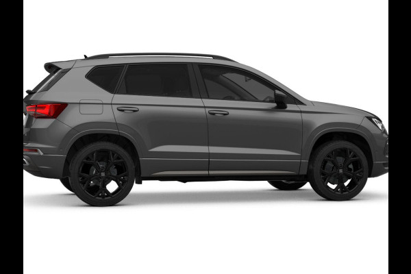 Seat Ateca 1.5 TSI FR Business Intense | Elektr. Panoramisch kanteldak| Velgen 'Exclusive Glossy Black', 19 inch | Kuipstoelen, Dinamica Aurora Blue (suede look) | Verwambare voorstoelen + Stuurwiel | Draadloze Carplay