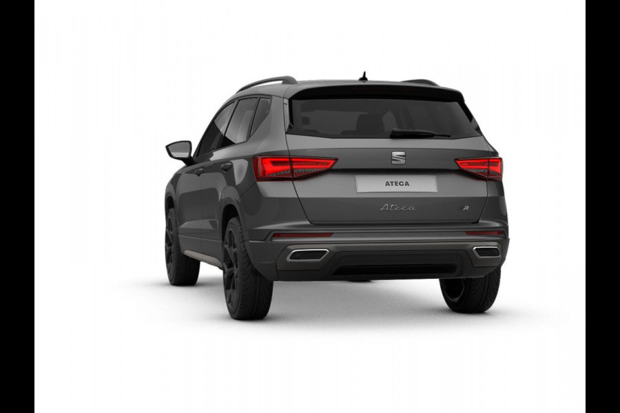 Seat Ateca 1.5 TSI FR Business Intense | Elektr. Panoramisch kanteldak| Velgen 'Exclusive Glossy Black', 19 inch | Kuipstoelen, Dinamica Aurora Blue (suede look) | Verwambare voorstoelen + Stuurwiel | Draadloze Carplay