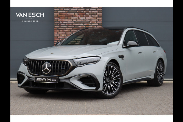 Mercedes-Benz E-Klasse Estate AMG 53 4MATIC+ Premium+ | Hyperscreen | Achterasbesturing | Distronic+ | Stoelventilatie | Trekhaak | 3D-Display | Panoramadak | Digital Light | Burmester | HUD |